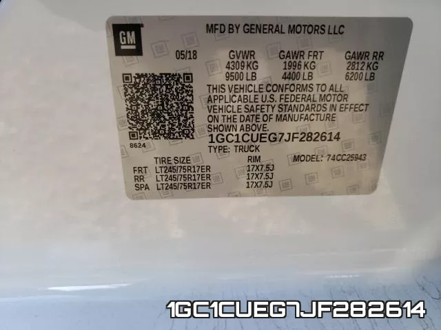 1GC1CUEG7JF282614 фото 2