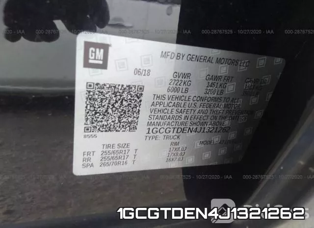 1GCGTDEN4J1321262 фото 10