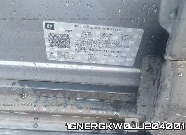 1GNERGKW0JJ204001 фото 10