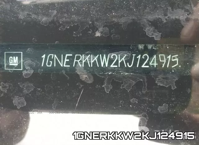 1GNERKKW2KJ124915 фото 10