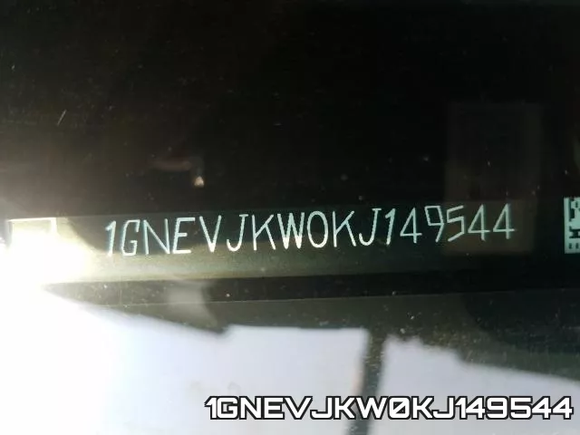 1GNEVJKW0KJ149544 фото 2