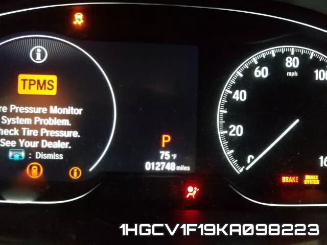 1HGCV1F19KA098223 фото 9