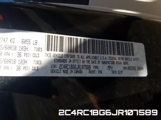 2C4RC1BG6JR107589 фото 2