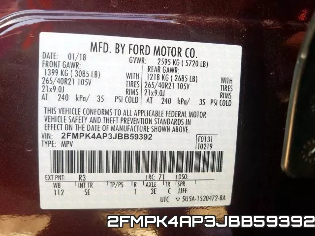 2FMPK4AP3JBB59392 фото 2