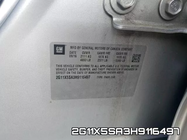 2G11X5SA3H9116497 фото 2