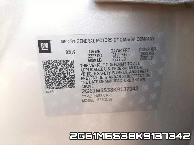 2G61M5S38K9137342 фото 2