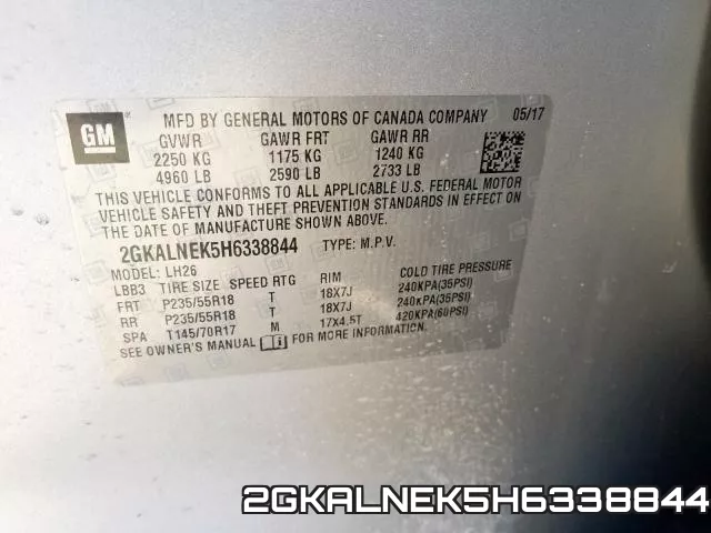 2GKALNEK5H6338844 фото 2