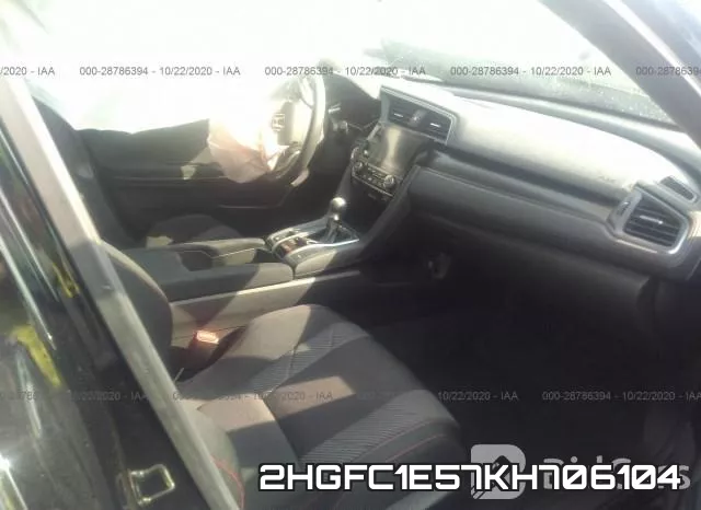 2HGFC1E57KH706104 фото 6