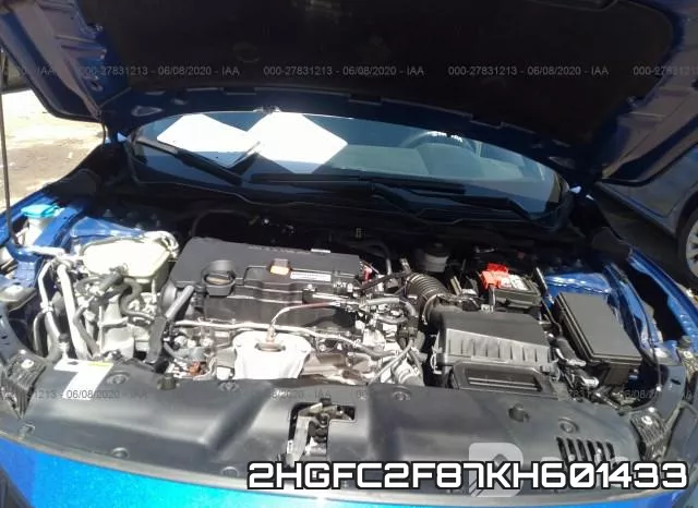 2HGFC2F87KH601433 фото 2