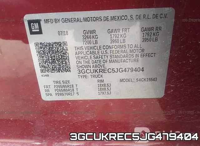 3GCUKREC5JG479404 фото 10