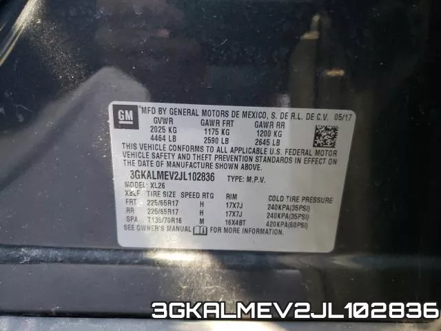 3GKALMEV2JL102836 фото 2
