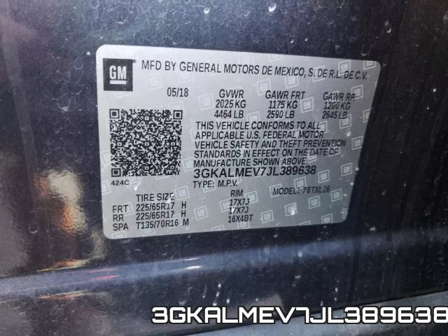 3GKALMEV7JL389638 фото 2