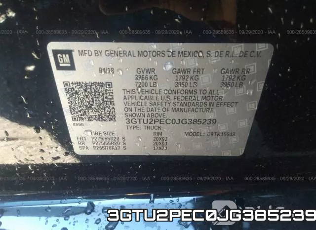 3GTU2PEC0JG385239 фото 10