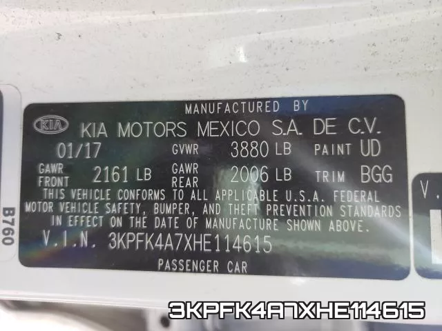 3KPFK4A7XHE114615 фото 2