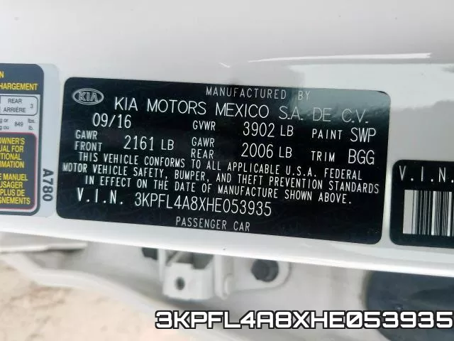 3KPFL4A8XHE053935 фото 2