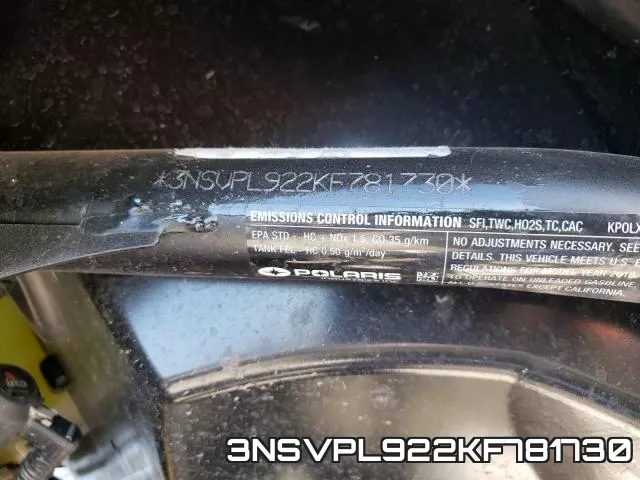 3NSVPL922KF781730 фото 2