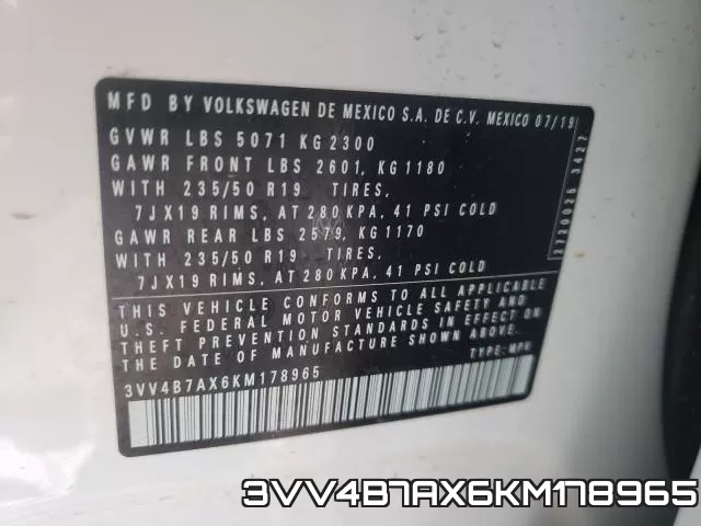 3VV4B7AX6KM178965 фото 2