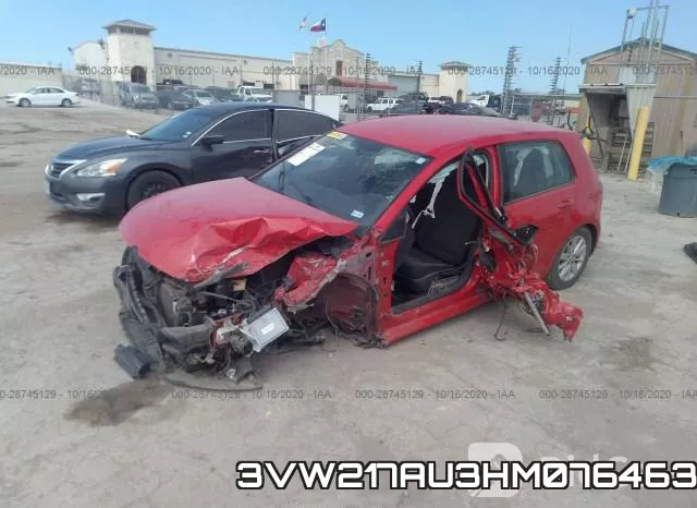 3VW217AU3HM076463 фото 3