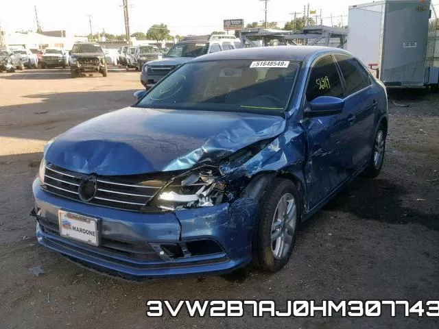 3VW2B7AJ0HM307743 фото 3