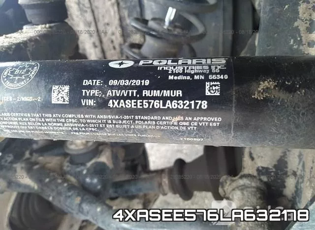 4XASEE576LA632178 фото 2