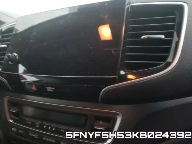 5FNYF5H53KB024392 фото 10