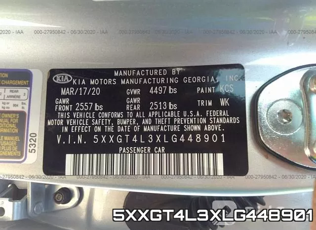 5XXGT4L3XLG448901 фото 10