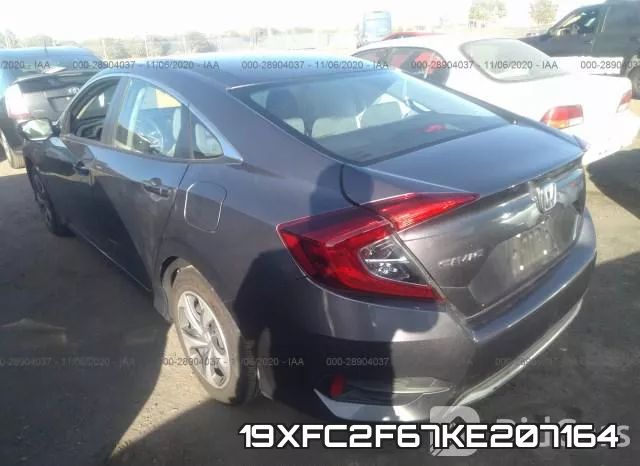 19XFC2F67KE207164 фото 4