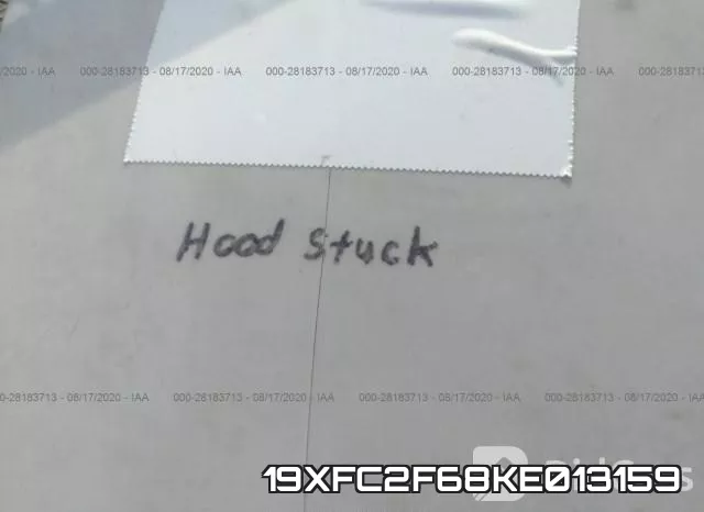 19XFC2F68KE013159 фото 2