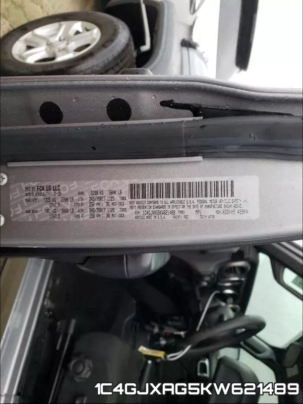 1C4GJXAG5KW621489 фото 2