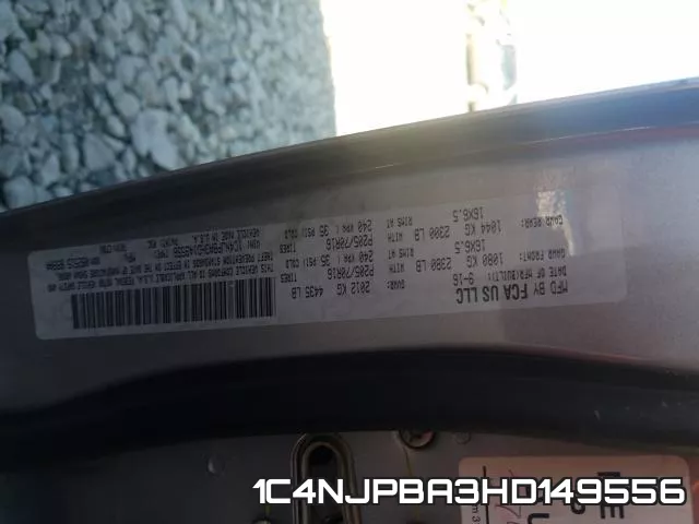1C4NJPBA3HD149556 фото 2