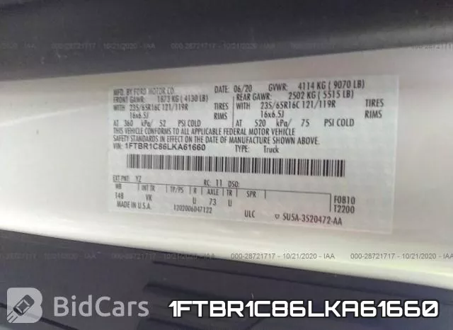 1FTBR1C86LKA61660 фото 10