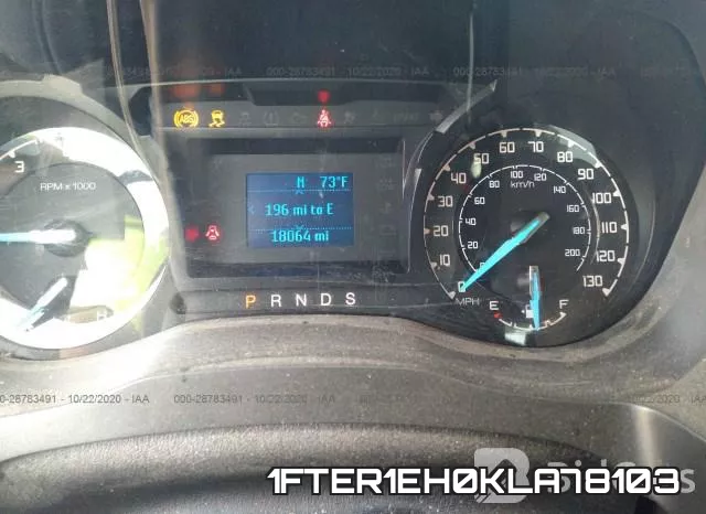 1FTER1EH0KLA78103 фото 8