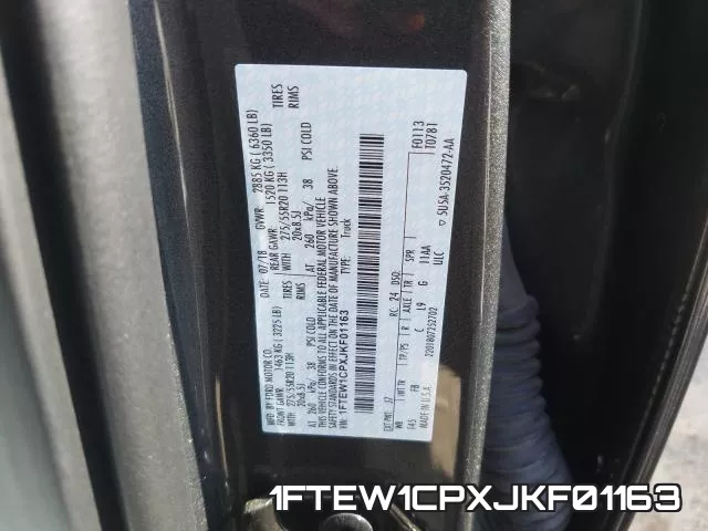 1FTEW1CPXJKF01163 фото 2