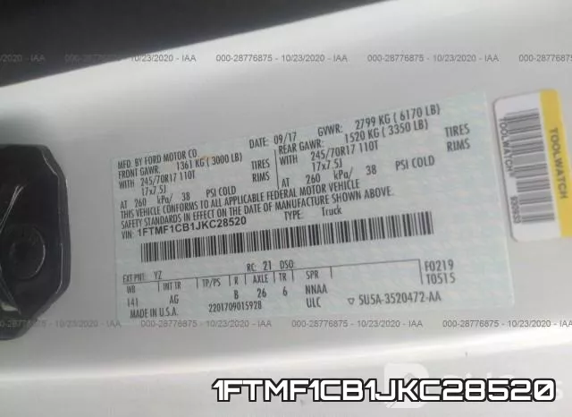 1FTMF1CB1JKC28520 фото 10