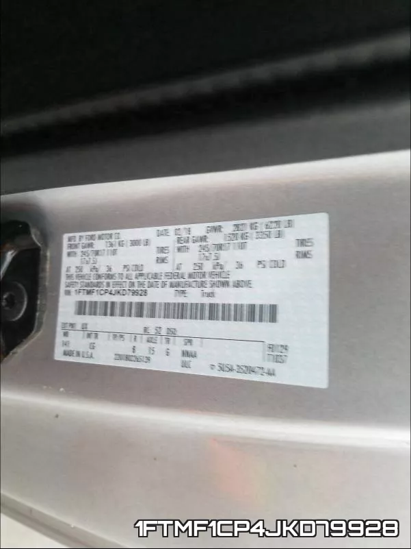 1FTMF1CP4JKD79928 фото 2