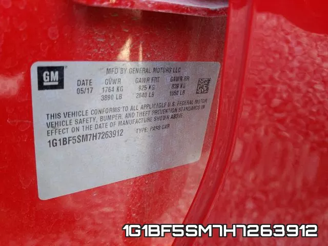 1G1BF5SM7H7263912 фото 2