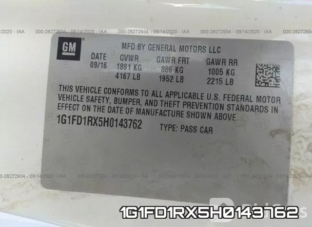 1G1FD1RX5H0143762 фото 10