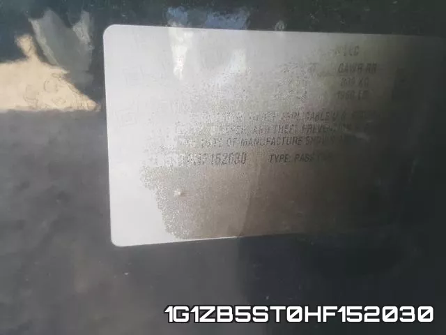 1G1ZB5ST0HF152030 фото 2