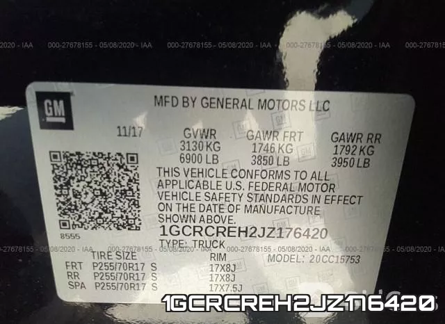 1GCRCREH2JZ176420 фото 10