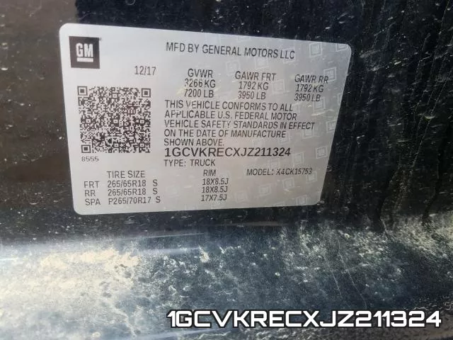 1GCVKRECXJZ211324 фото 2