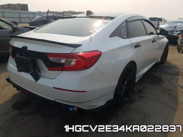1HGCV2E34KA022837 фото 5