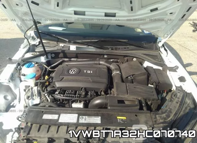 1VWBT7A32HC070740 фото 2