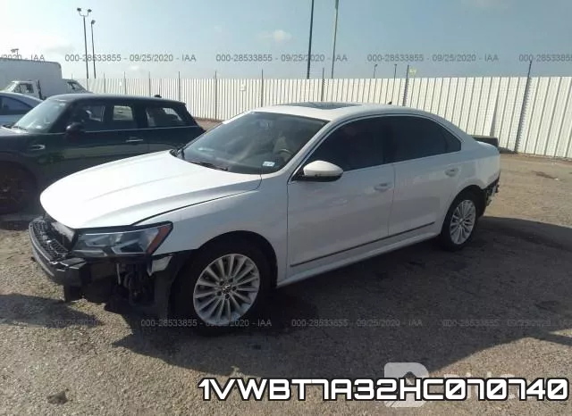 1VWBT7A32HC070740 фото 3