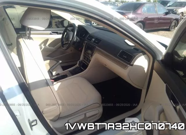 1VWBT7A32HC070740 фото 6