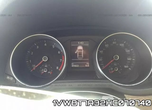 1VWBT7A32HC070740 фото 8