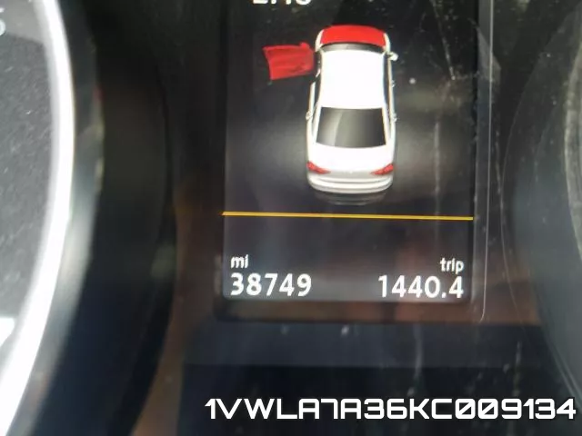 1VWLA7A36KC009134 фото 9
