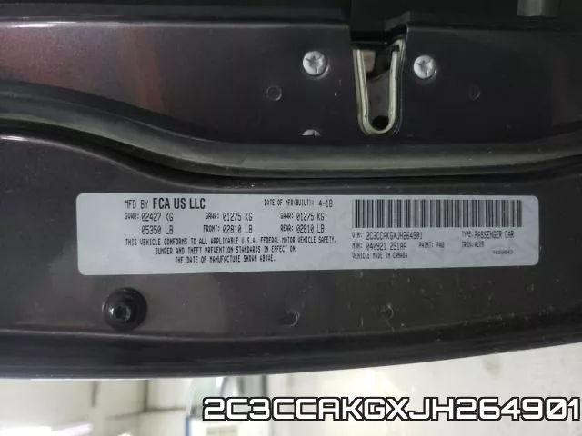 2C3CCAKGXJH264901 фото 2
