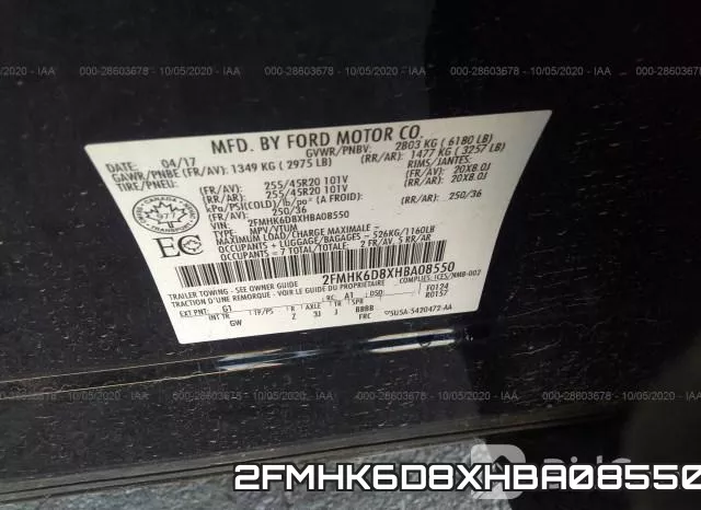 2FMHK6D8XHBA08550 фото 10