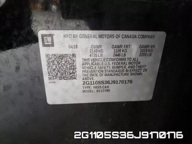 2G1105S36J9170176 фото 2