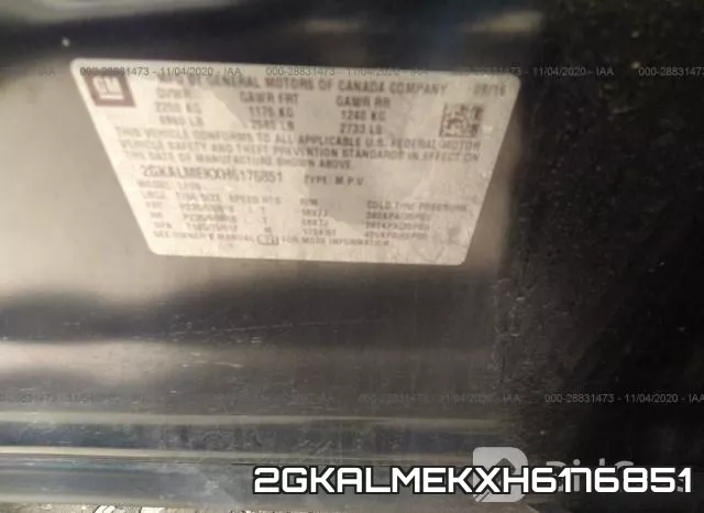 2GKALMEKXH6176851 фото 10